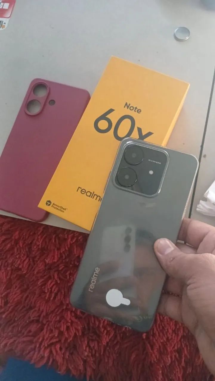 Vendo celular Realme Note 60x com nota e caixa interesse chama ? - Foto 2