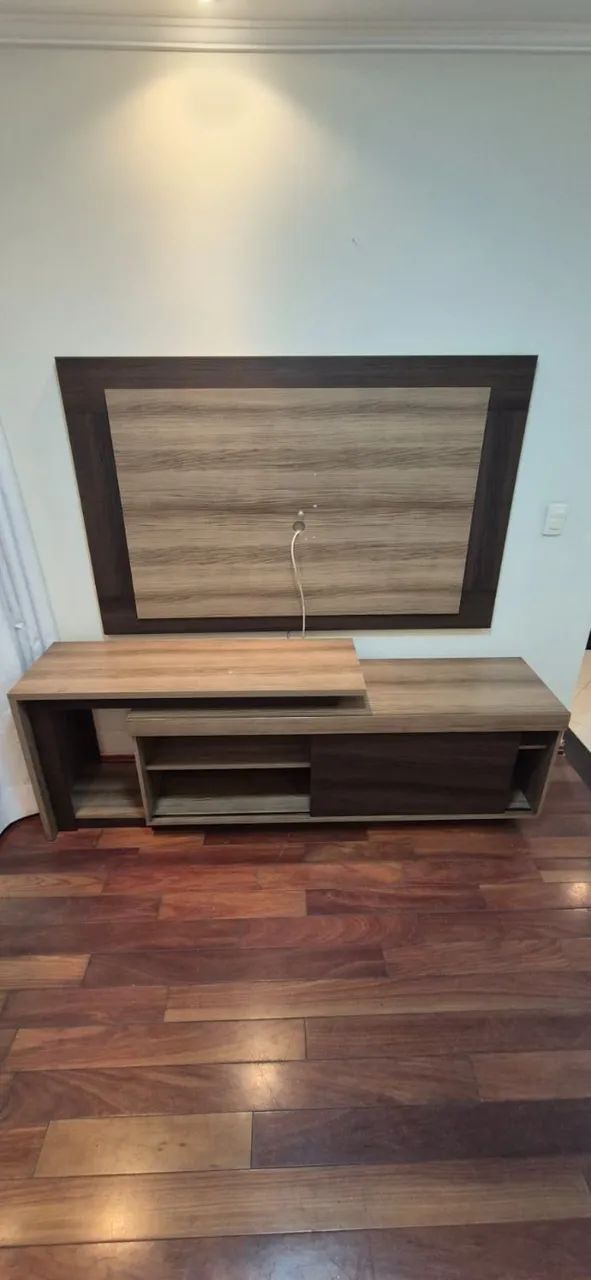 Rack e Painel de madeira para sala  - Foto 2