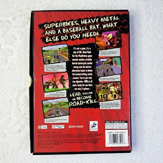 Road Rash Original Longbox Americano - Completo Ps1 - Playstation 1 - Foto 2