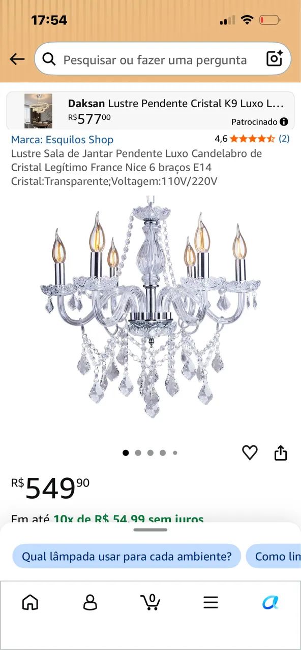 Liste em cristal de vidro - Foto 2