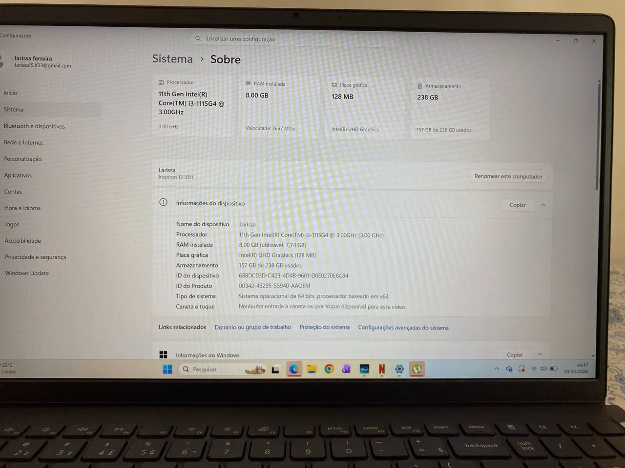 Notebook Dell  - Foto 3