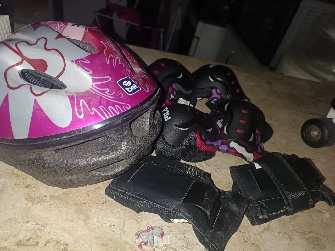 Kit proteção fila mais patins da Minnie  - Foto 4