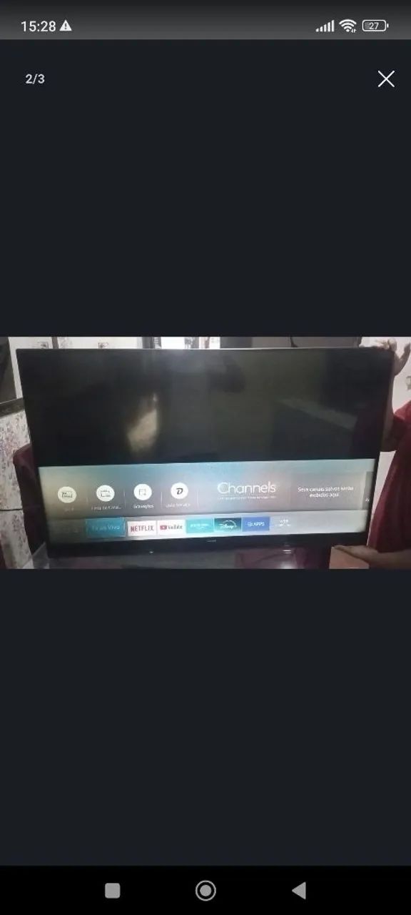 Tv Samsung smart 4k. E tv LG smart  - Foto 2