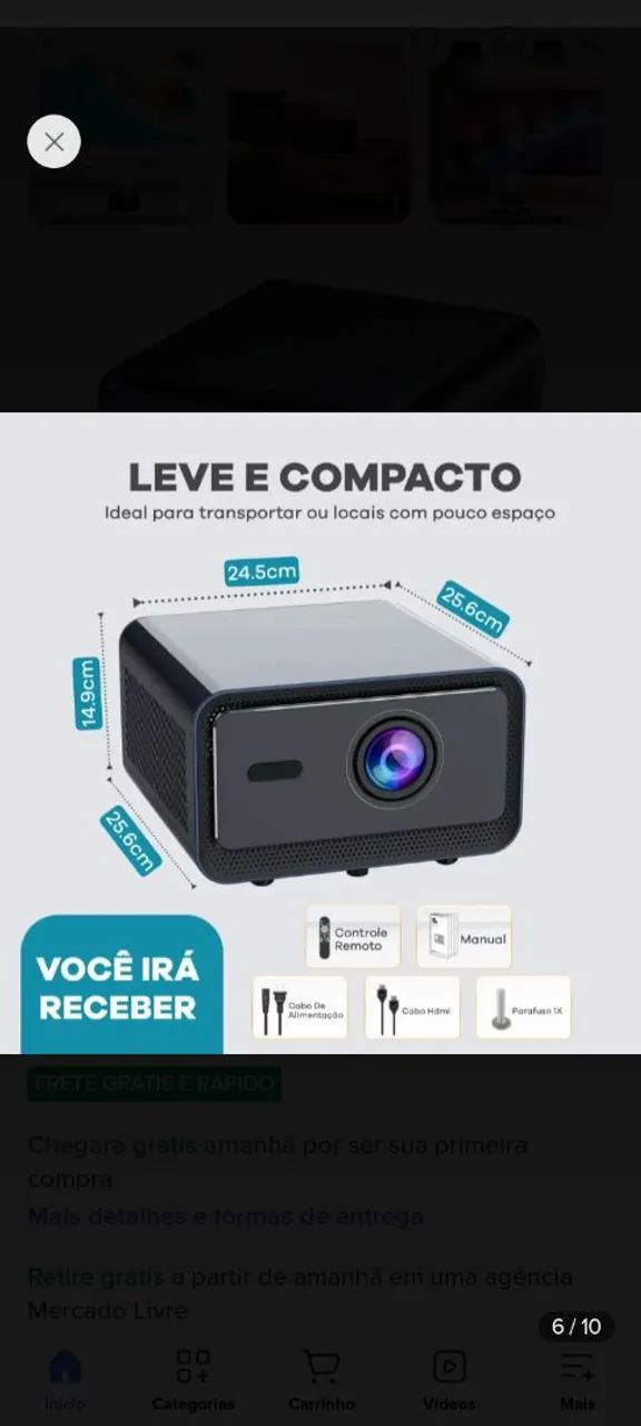 Projetor q12w pro - Foto 2