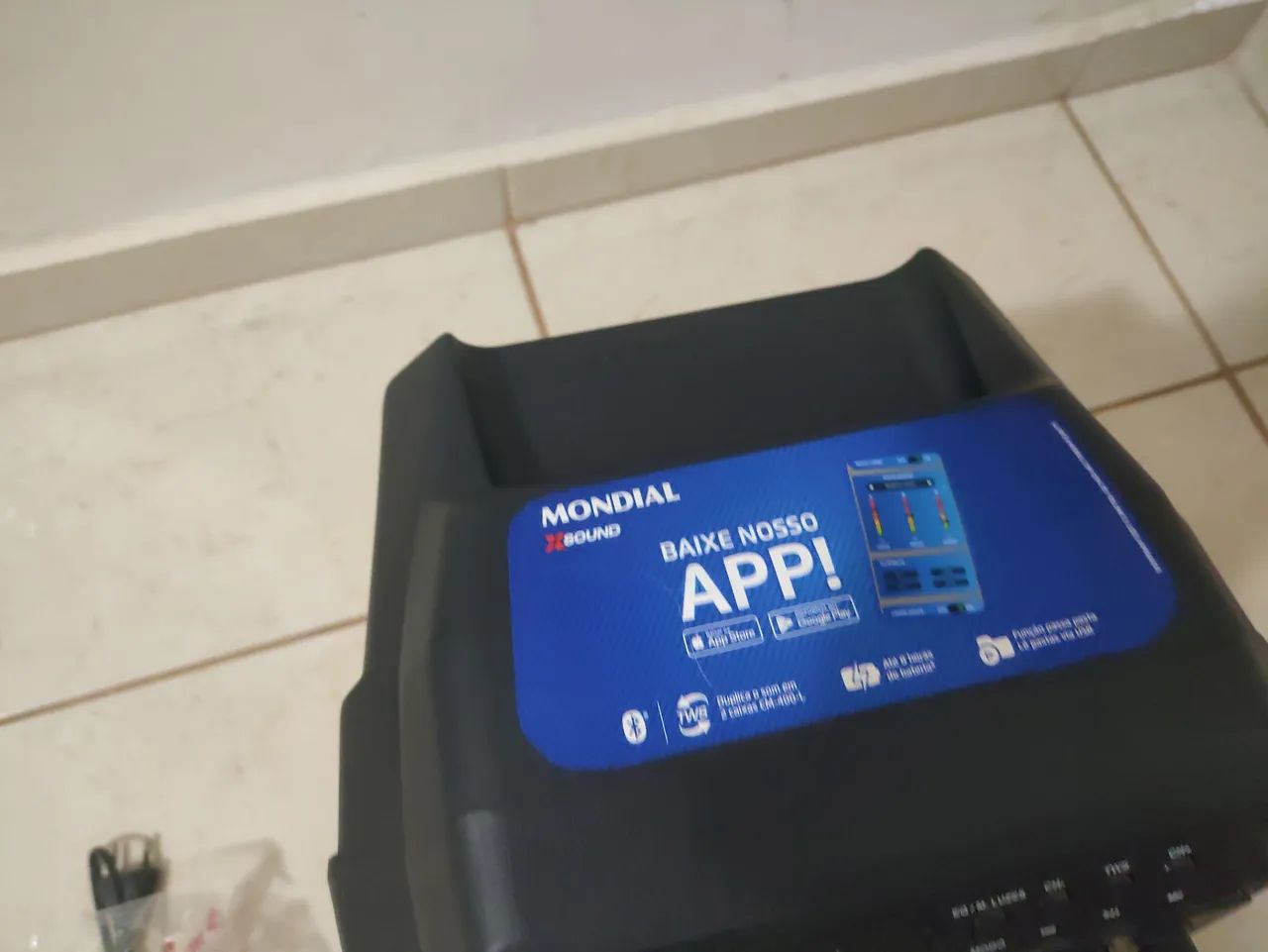 Caíxa som residência moldial bivolt 400rms  - Foto 5