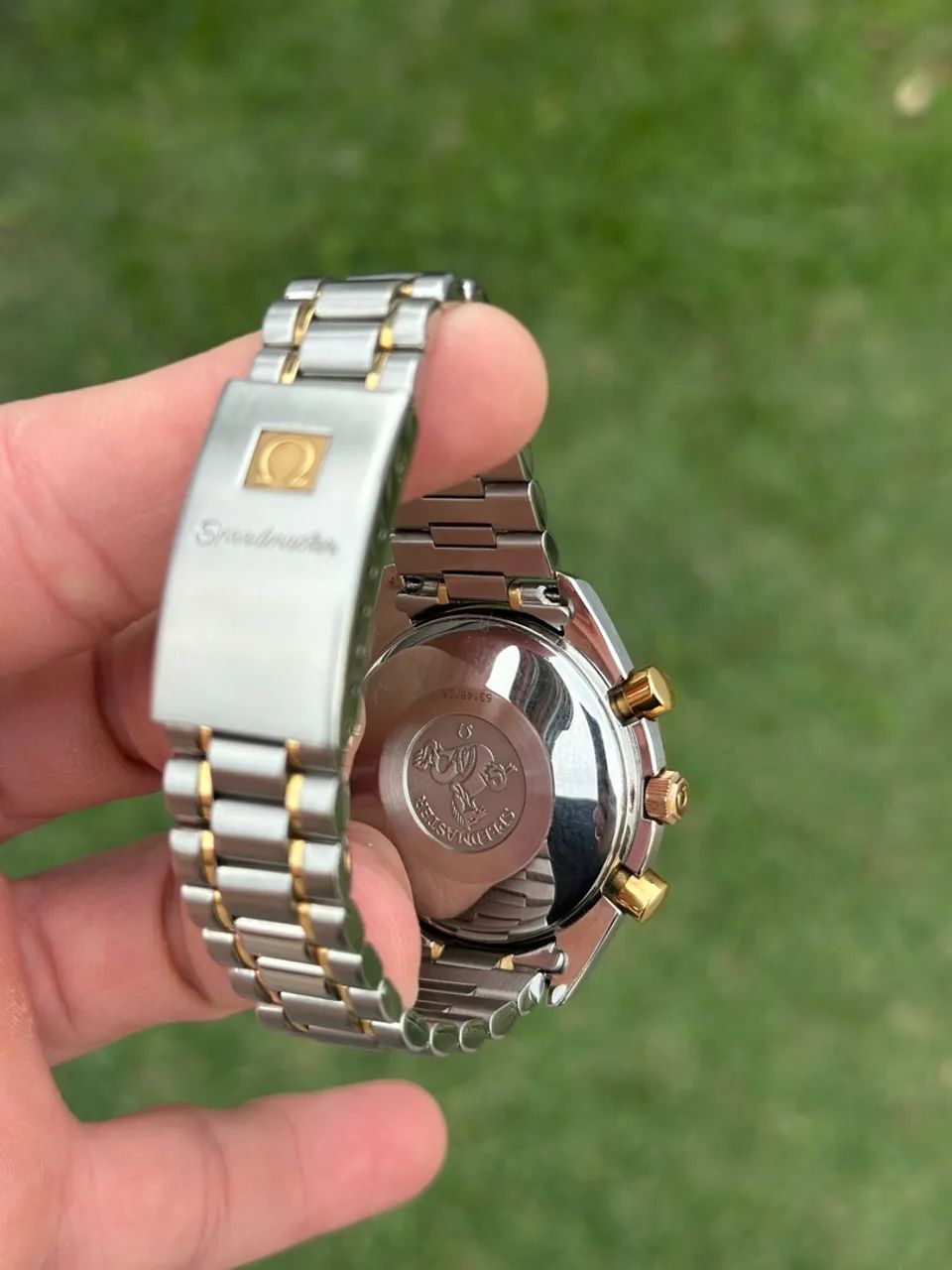 Relógio Omega speedmaster date ouro 18k 3316.50. Raro! Full Set - Foto 5