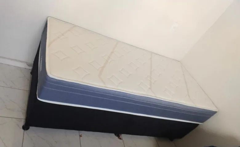 Cama box solteiro colchão de molas ensacadas  - Foto 2