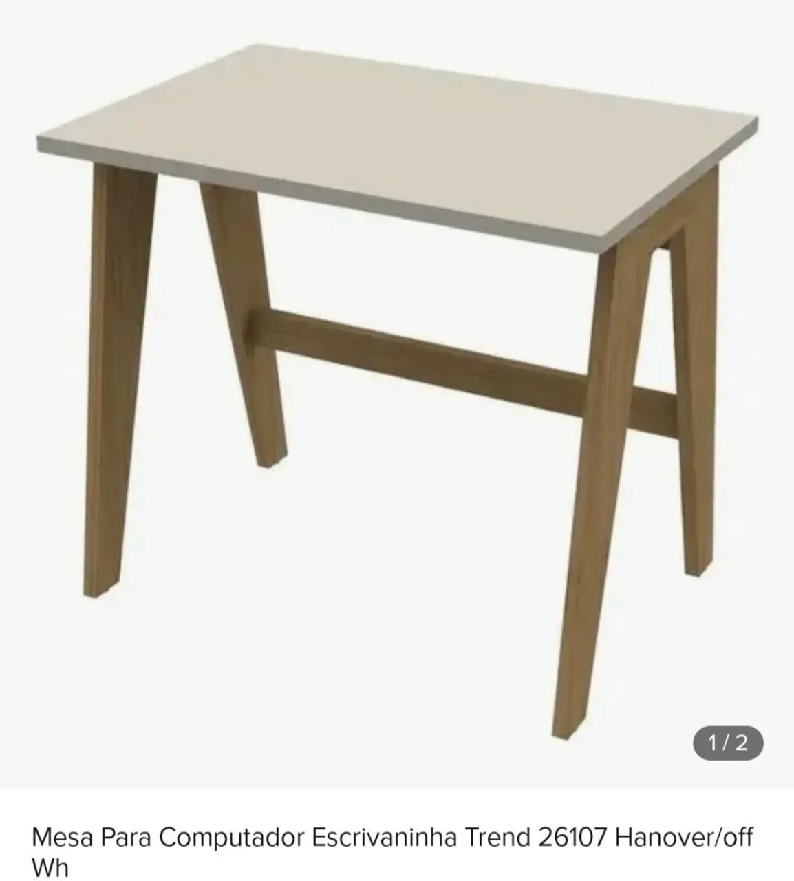 Mesa escrivaninha 90cm  - Foto 5