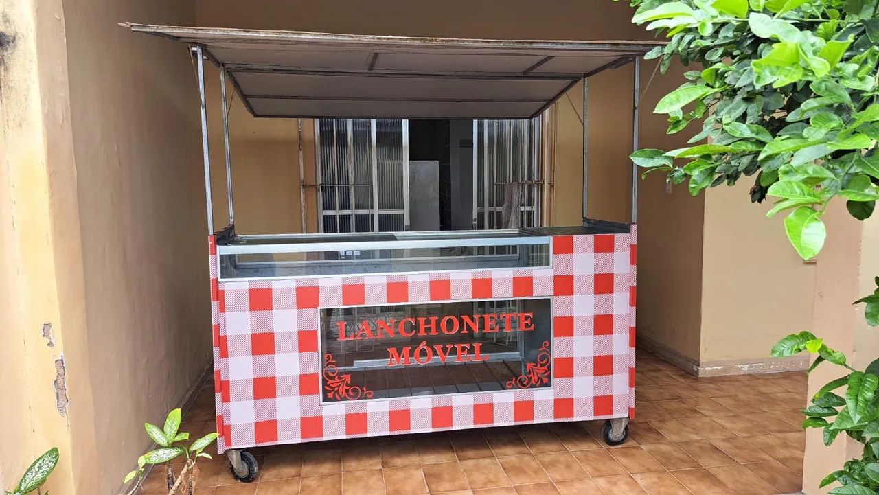 Carrinho para venda lanches / comidas