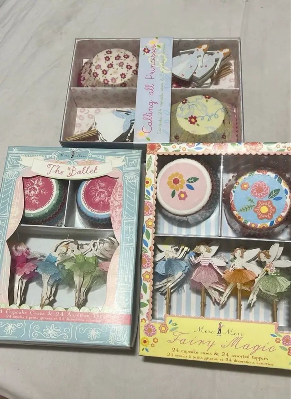 Kit enfeites para cupcakes 