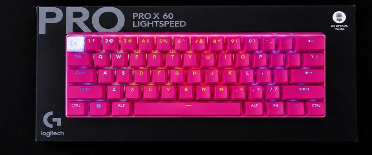 Logitech G pro x 60 magenta (NOVO)