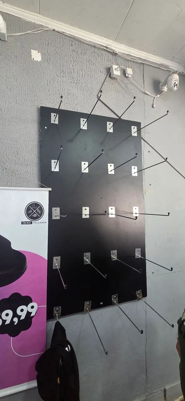 Painel Expositor Ja com ganchos