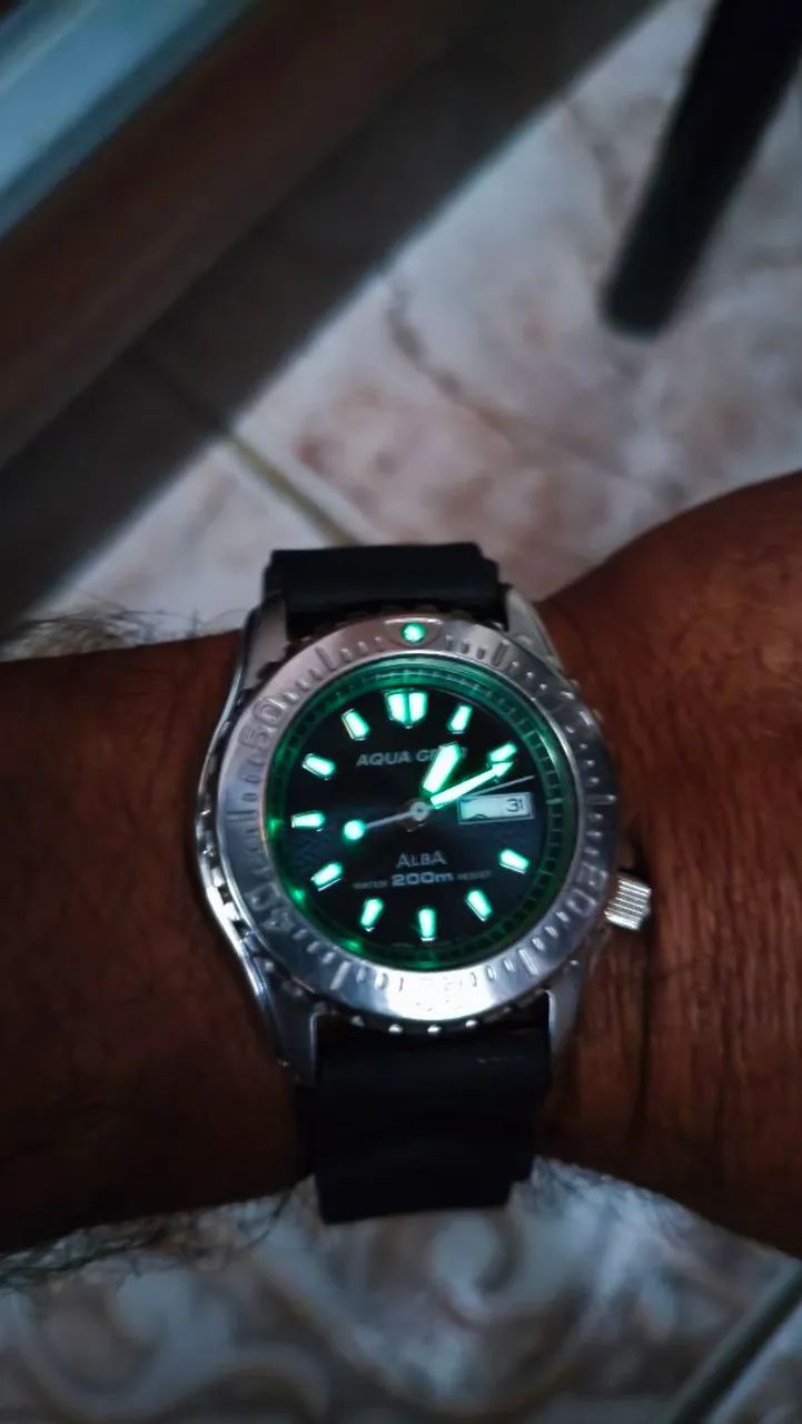 Relógio Seiko Aqua gear alba  - Foto 3