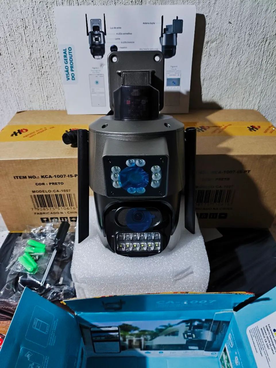 Câmera IP dual lente - Foto 3