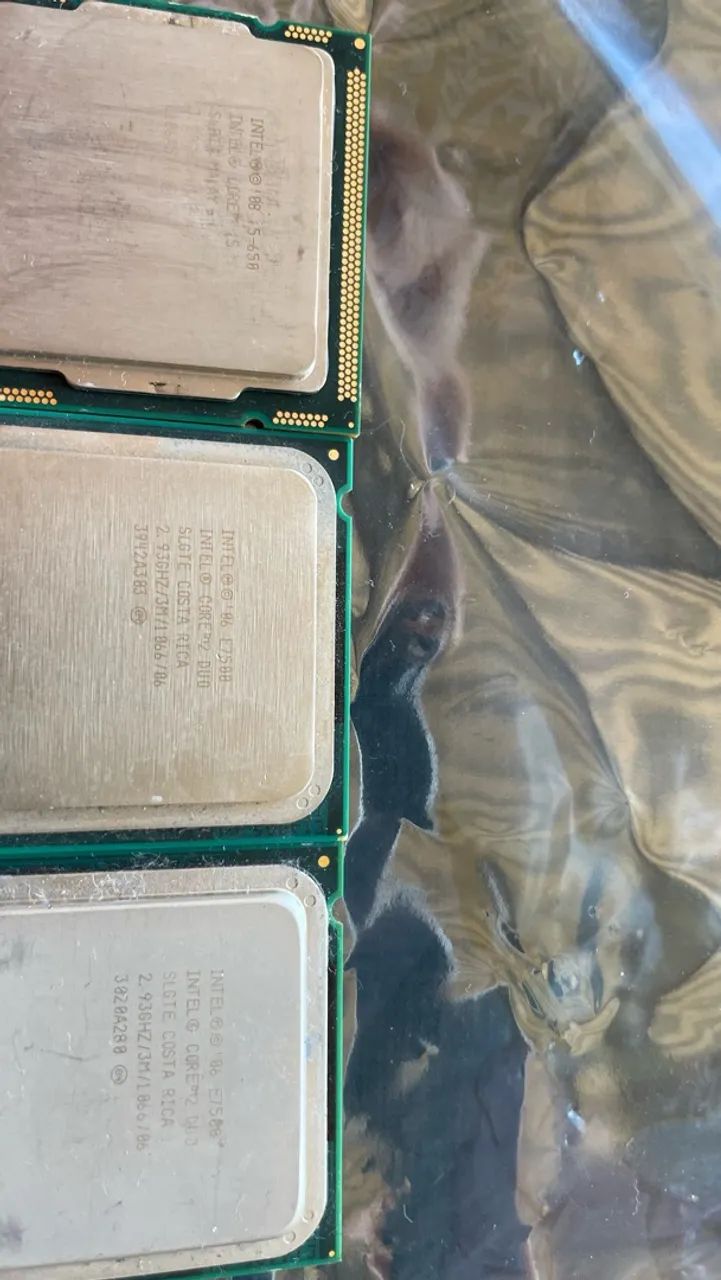 Lote com 9 Processadores Intel de Retirada - Foto 3