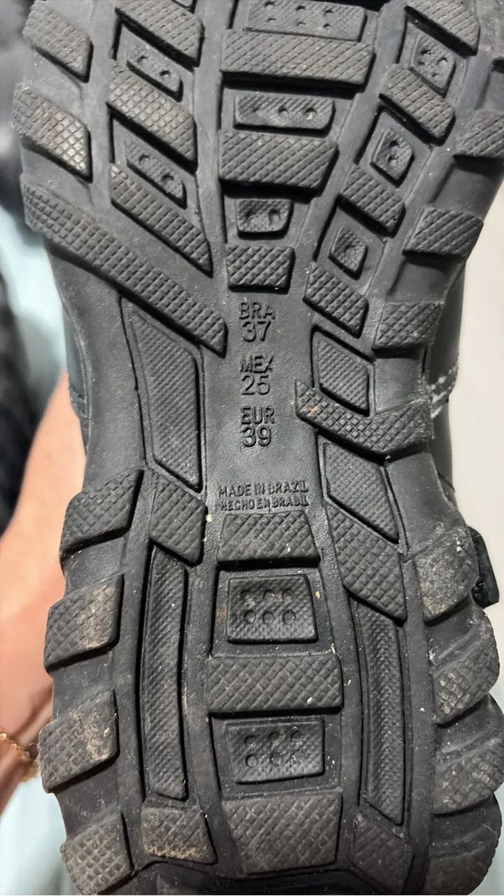 Bota Couro motocicleta impermeável STEITZ - tamanho 37 - Foto 4