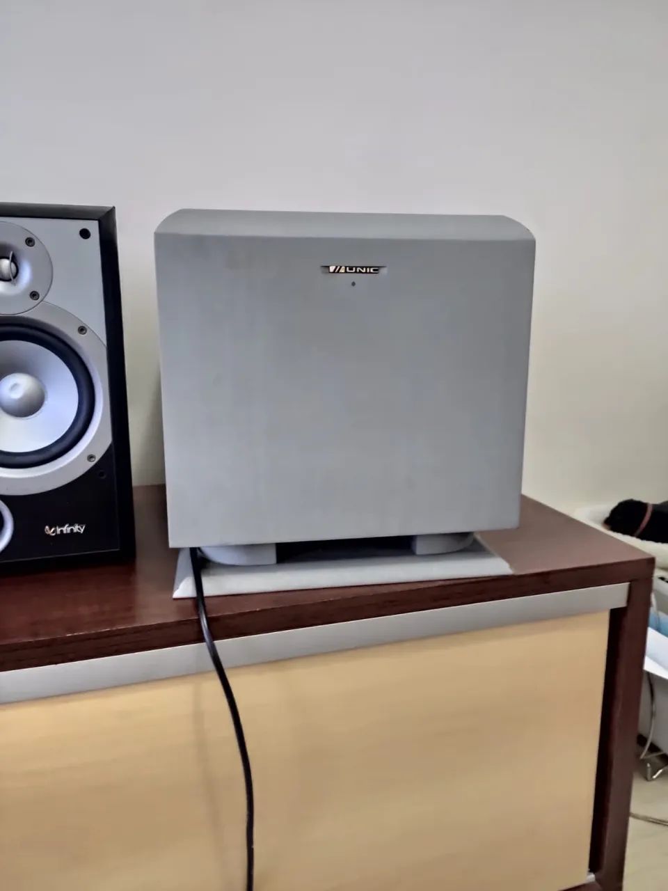Kit 5.1 receiver e caixas infinity - Foto 5