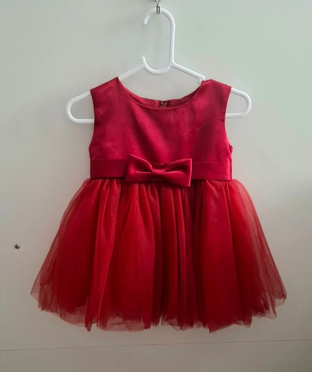 Vestido Vermelho 6 a 9 meses
