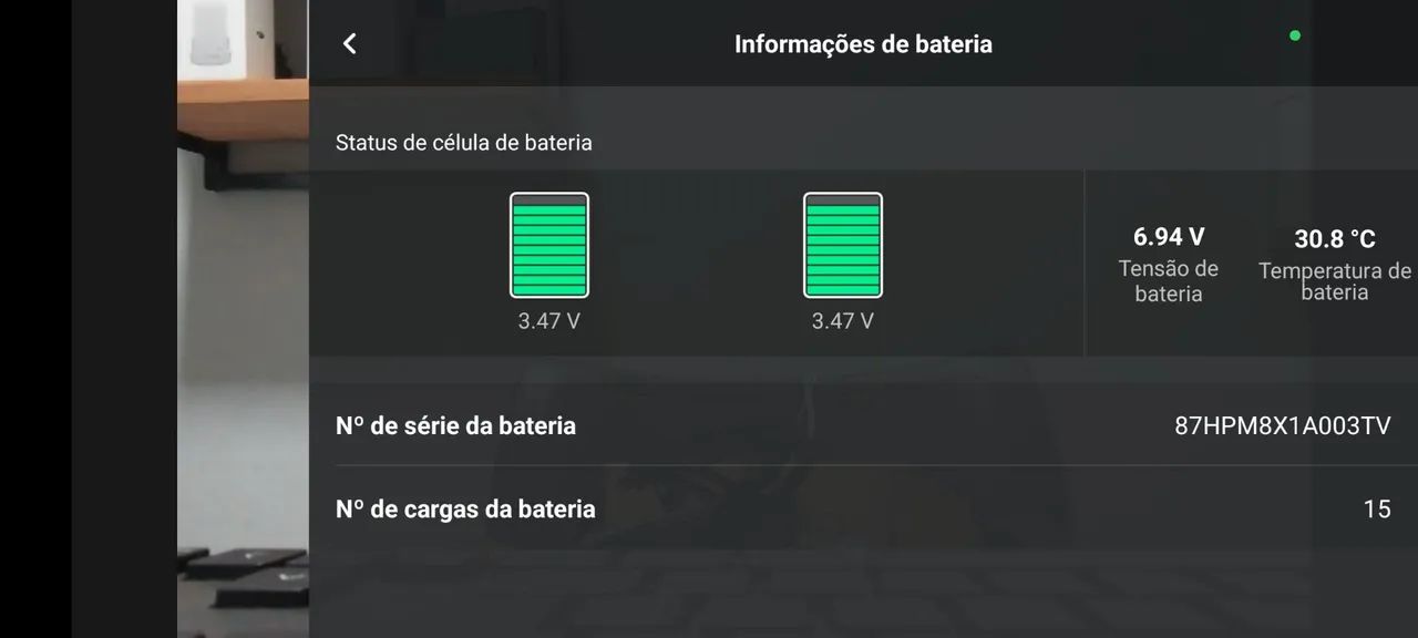 Bateria Seminova Dji NEO 1 com poucos ciclos - Foto 3
