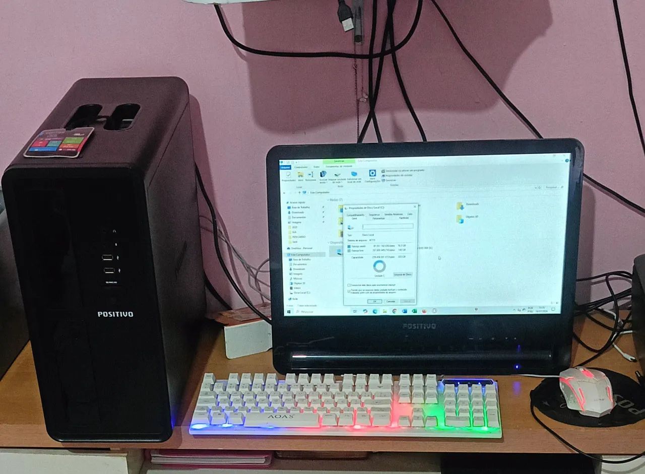 Computador positivo  PCTV windows 10 