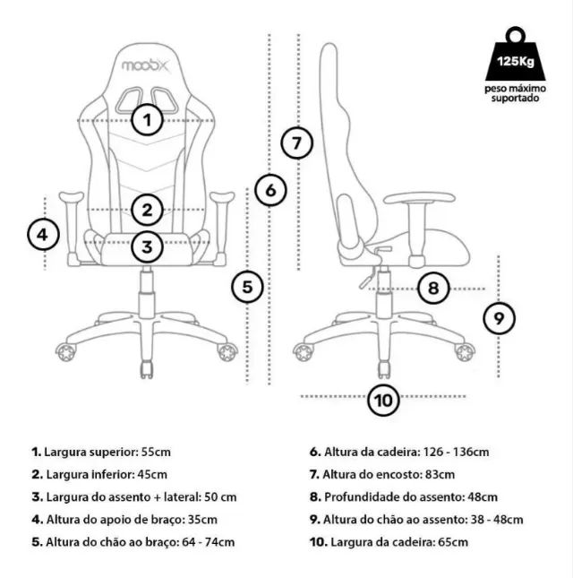 Cadeira Gamer Moobx Gt Racer - Foto 2