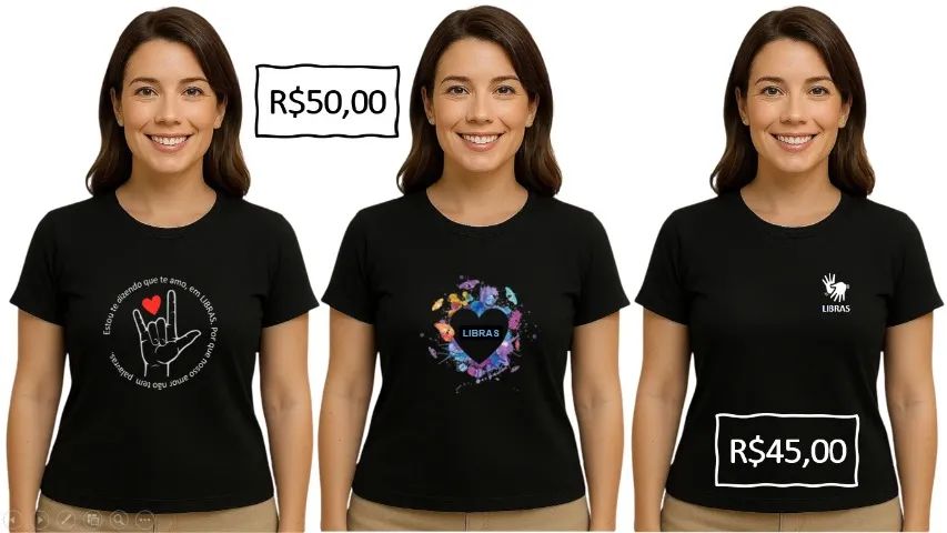 Camisas LIBRAS - Foto 4