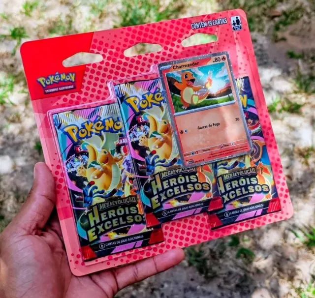 Pokémon TCG - Blister Triplo de Herois Excelsos - Foto 3