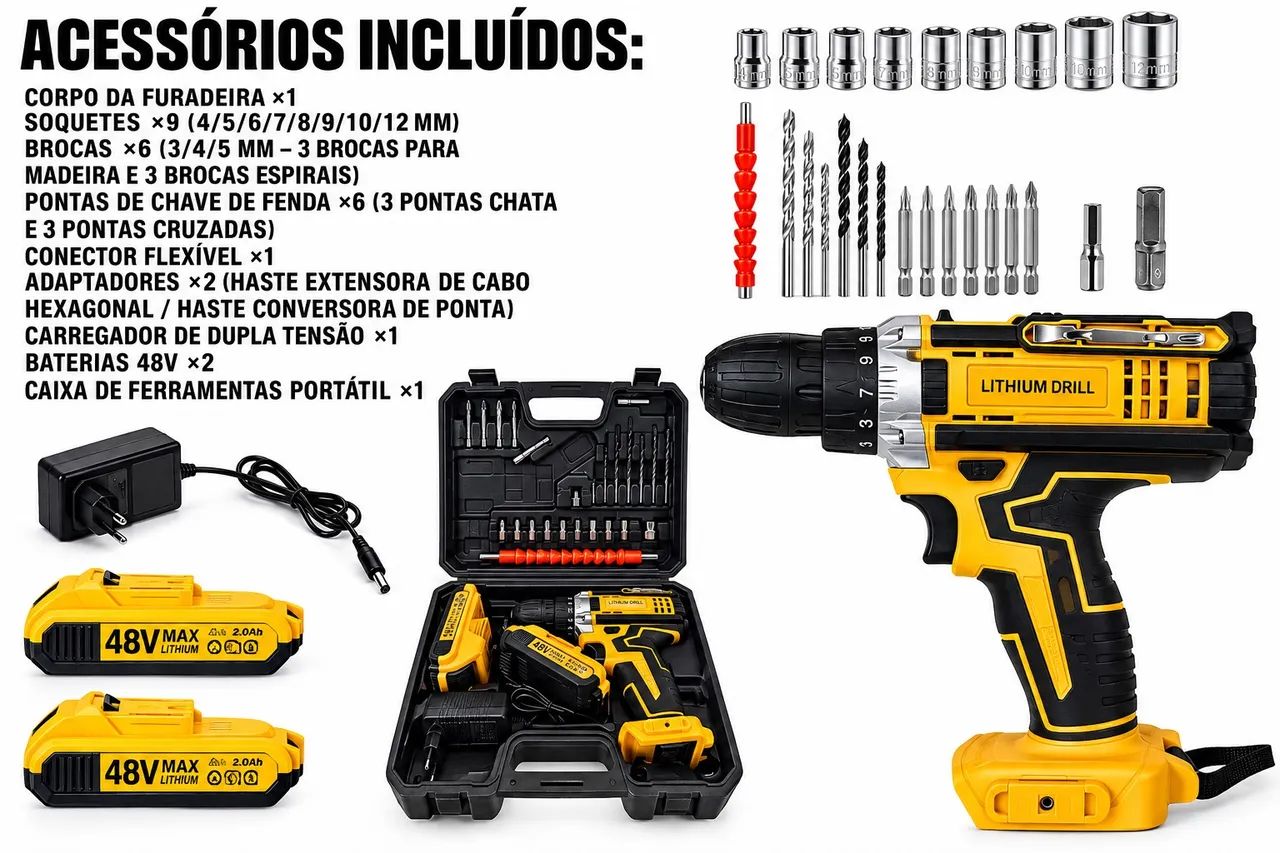 Furadeira Lithium drill - Foto 3
