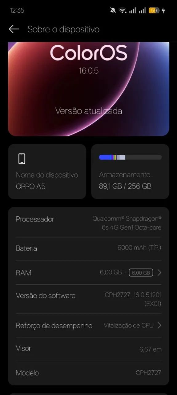 Celular OPPO a5 - Foto 2