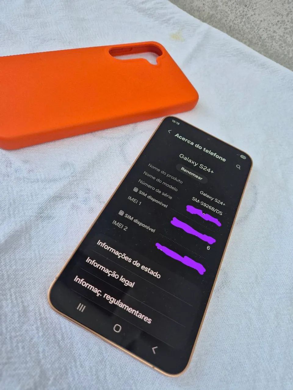 Samsung Galaxy S24 Plus Exclusive 512GB Orange  - Foto 5