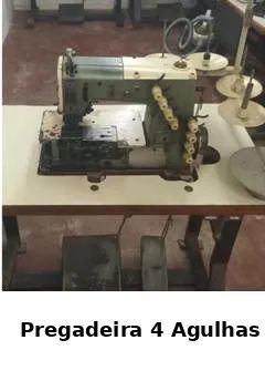 Máquina de Pregar cós de 4 Agulhas Juki (TRIFÁSICA)