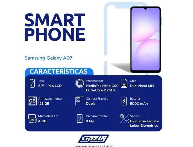 Vendo um celular da Samsung A07 - Foto 2