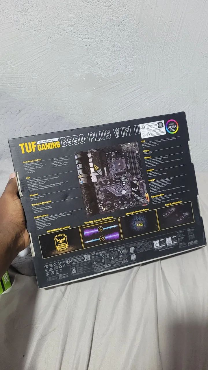 Placa Mãe Tuf Gaming B550-Plus Wi-Fi II - Foto 2