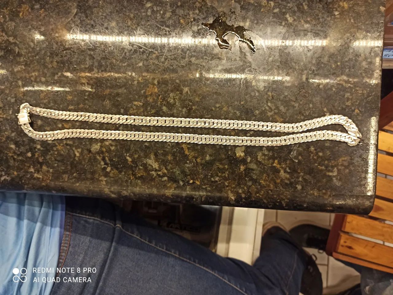 Corda de prata 925 - 80 cm, 10 mm - 62g