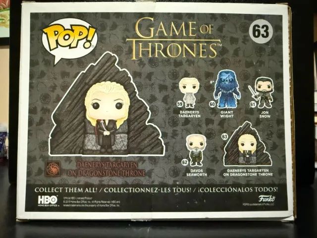 Funko Pop Daenerys Targaryen on Dragonstone Throne 63 Game Of Thrones - Foto 3