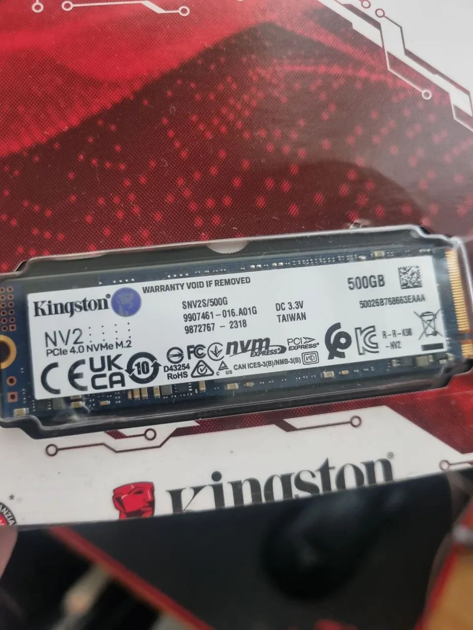 Ssd NVME 500GB