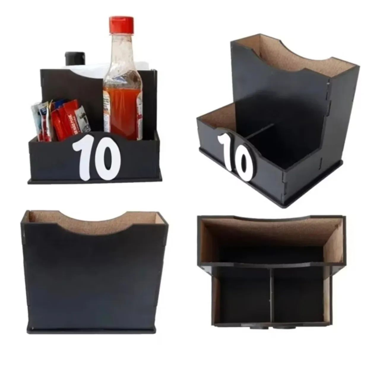 Porta guardanapo MDF - kit com 10 - Foto 3