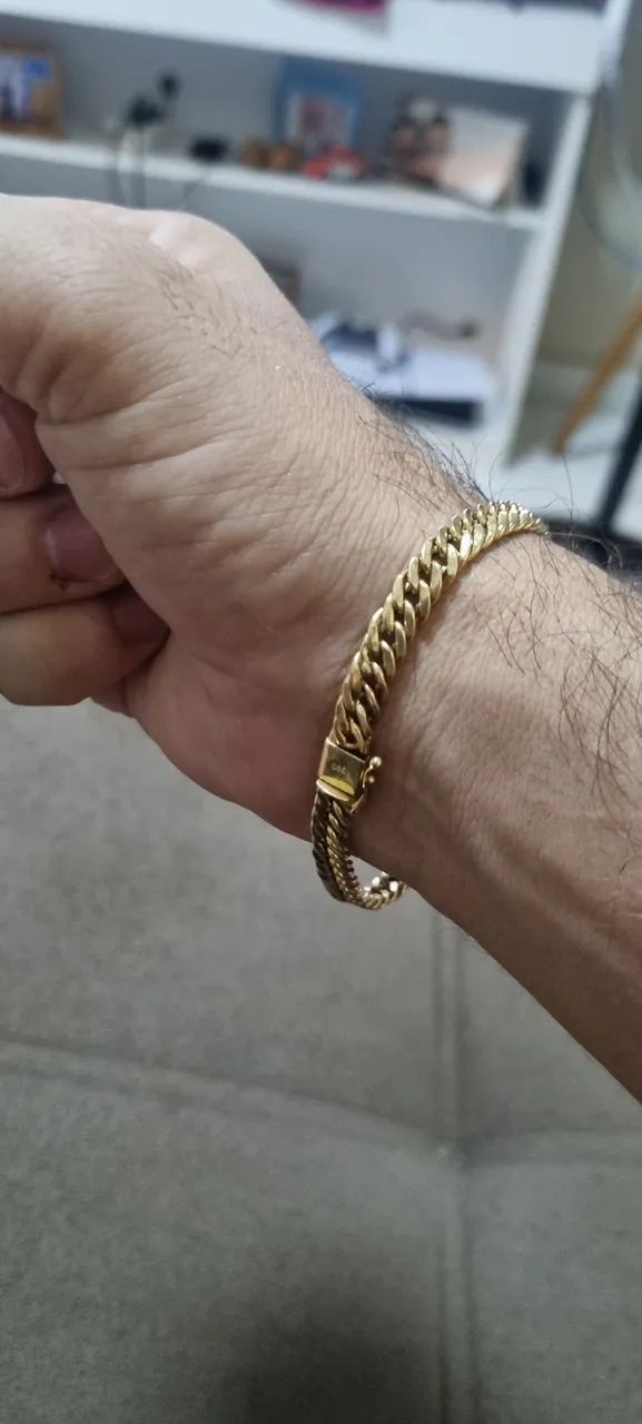 Pulseira de ouro 18k 750 - Foto 4