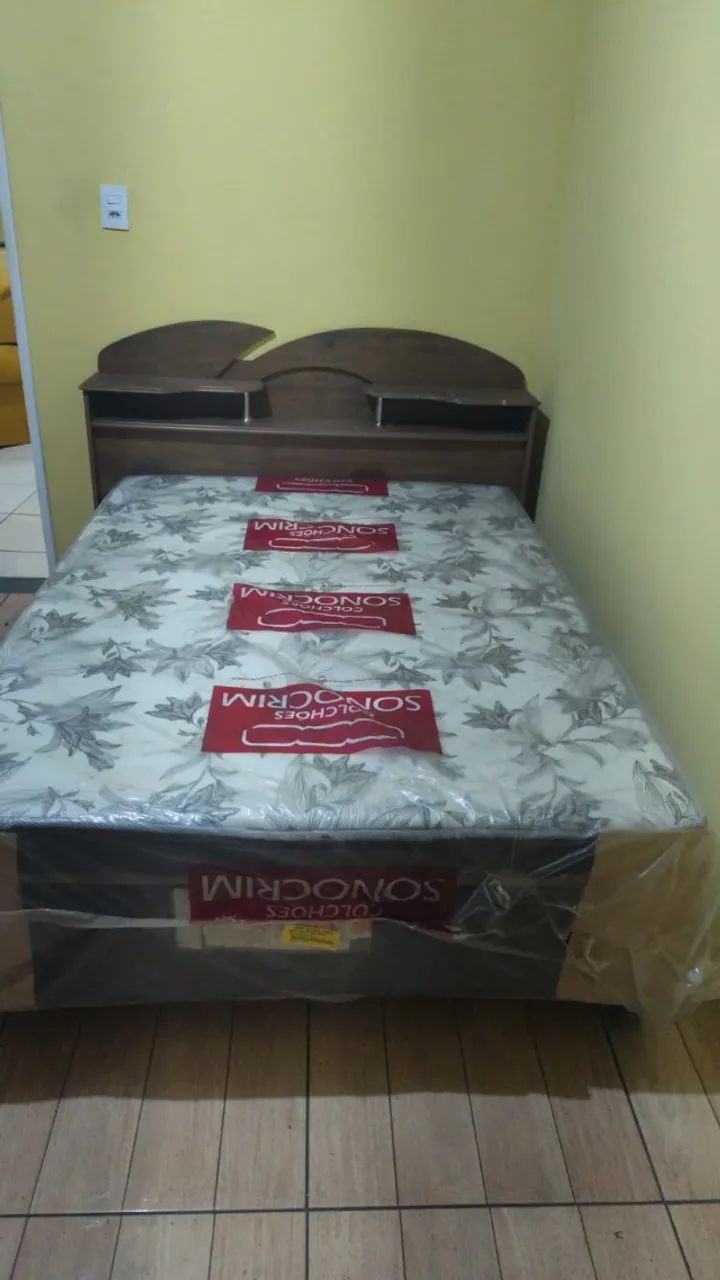 Cama Casal Box ( Nunca Usada )