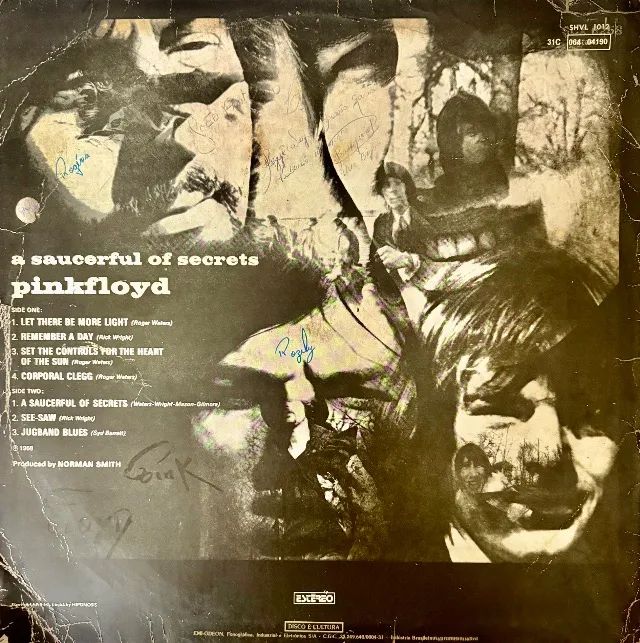 LP Pink Floyd A Saucerful of Secrets Harvest Original Vinil - CDs LP Pink Floyd A Saucerful of Secrets Harvest Original Vinil - CDs