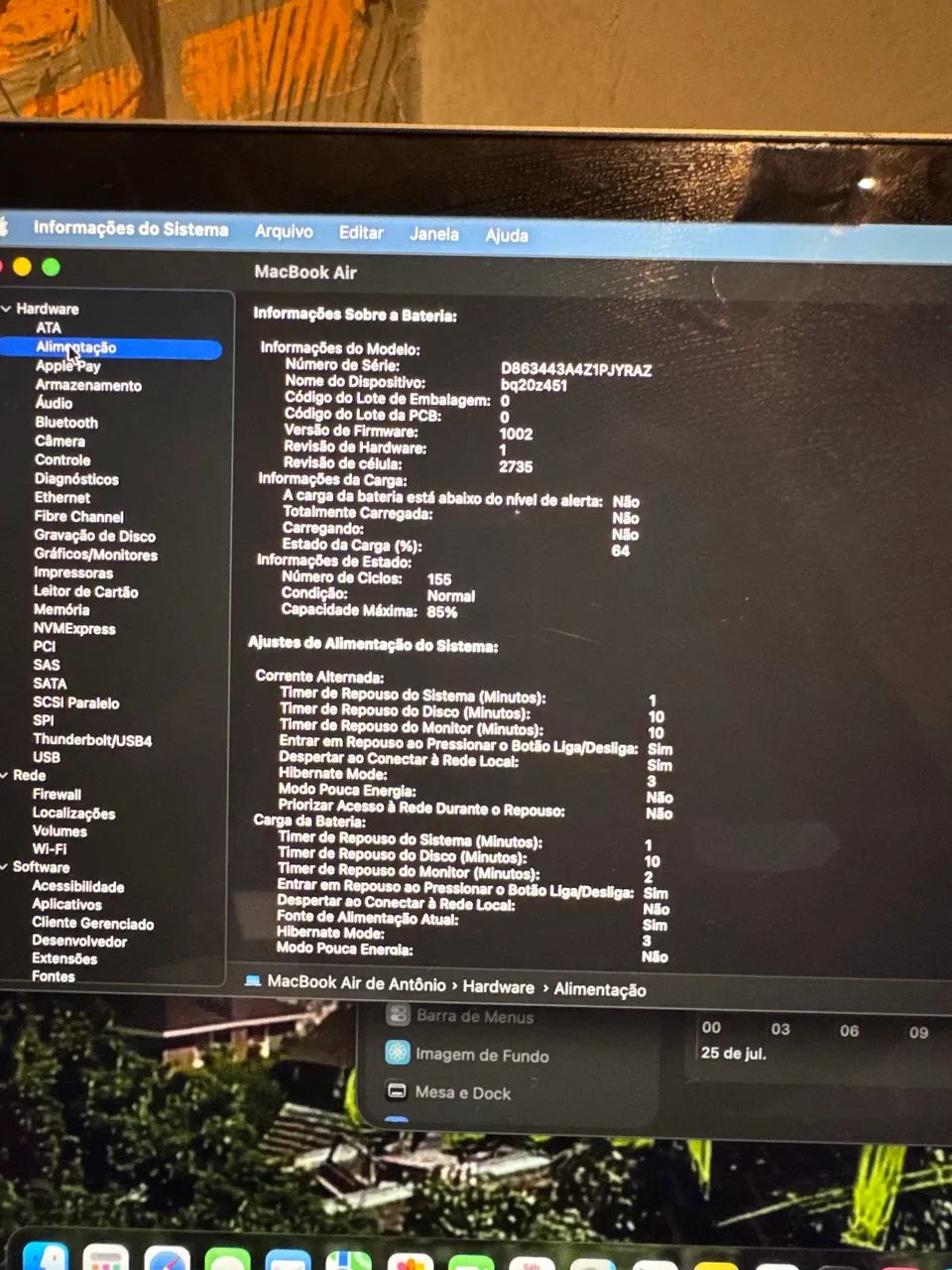 MacBook Air M1 prata 8gb  - Foto 3