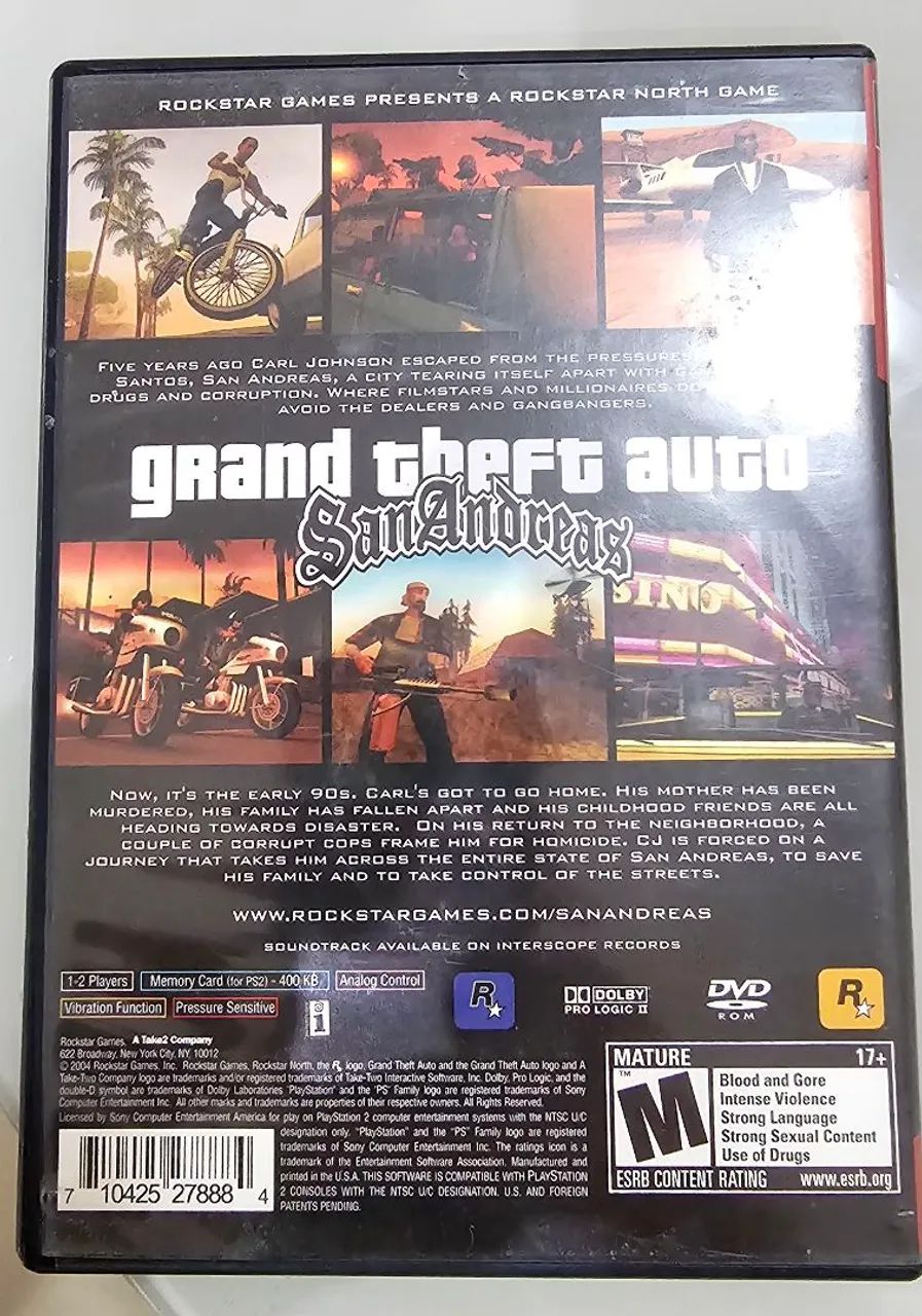 GTA San Andreas PS2 completo - Foto 2