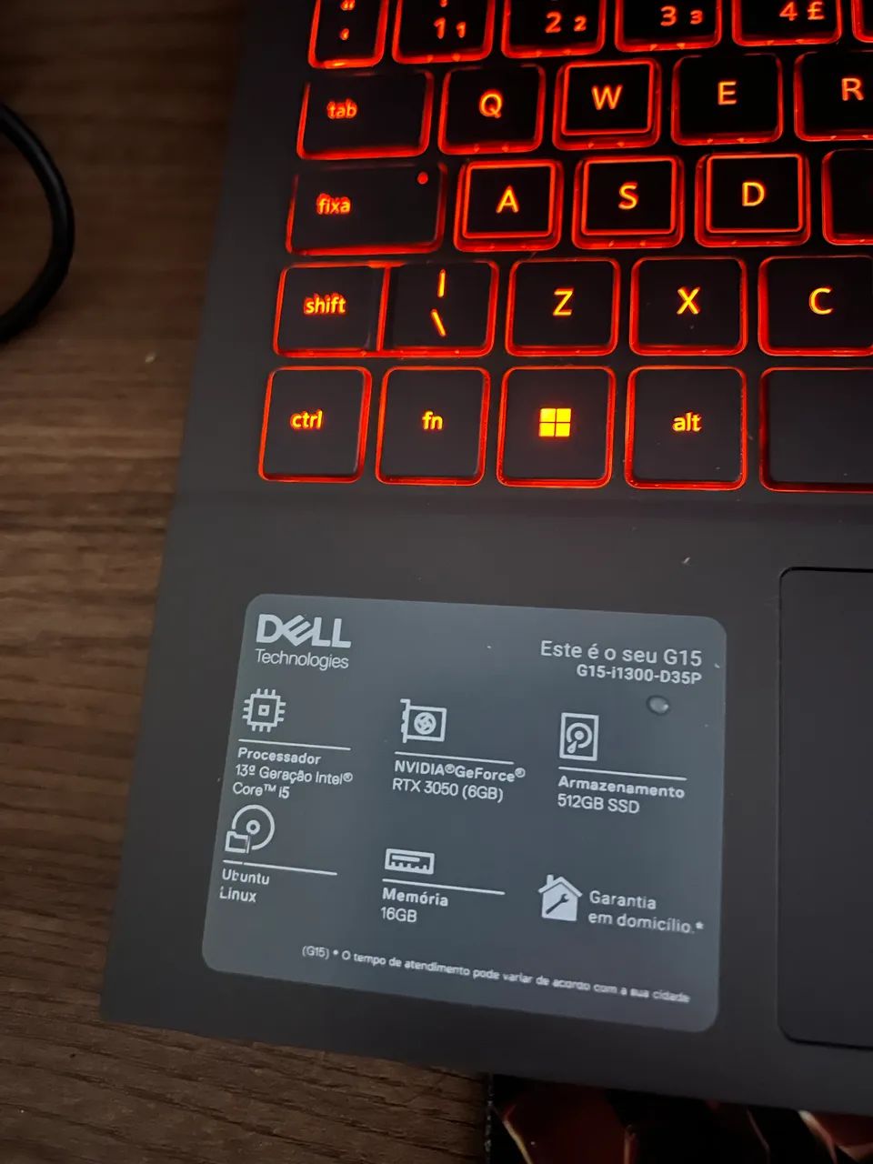 Notebook gamer Dell 3050 - Foto 2