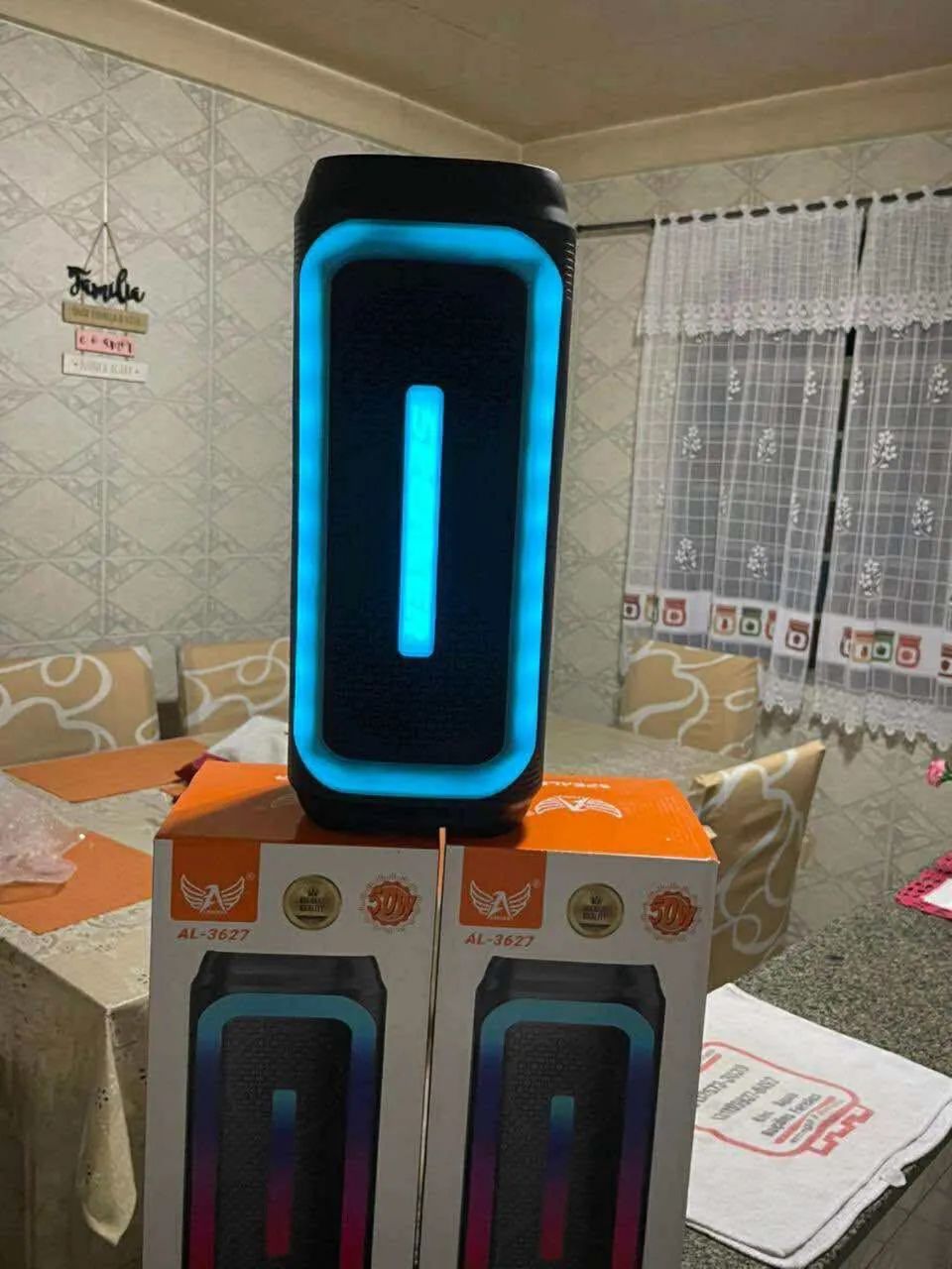 Caixa de Som Bluetooth Altomex AL-3627- 50W - LED RGB - Nova - Foto 4