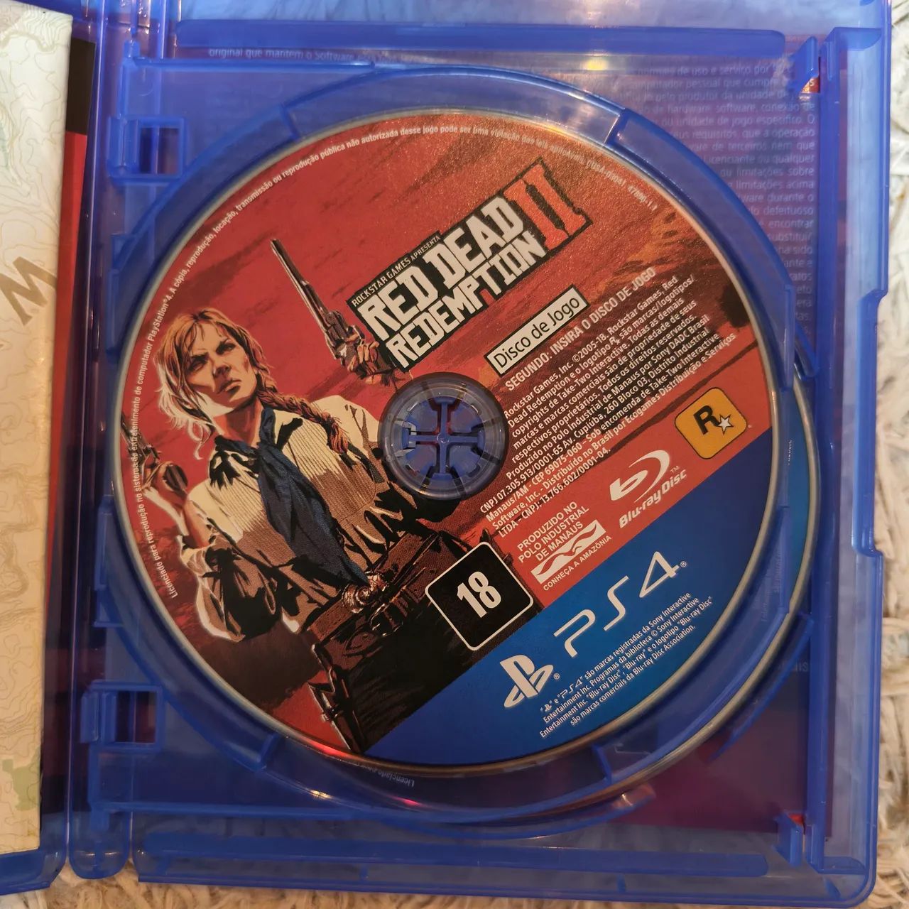 Red dead redemption 2 ps4 com mapa 2 discos - envio olxpay - Foto 3