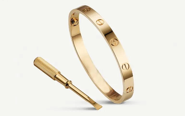 Bracelete modelo Cartier Love  - Foto 4