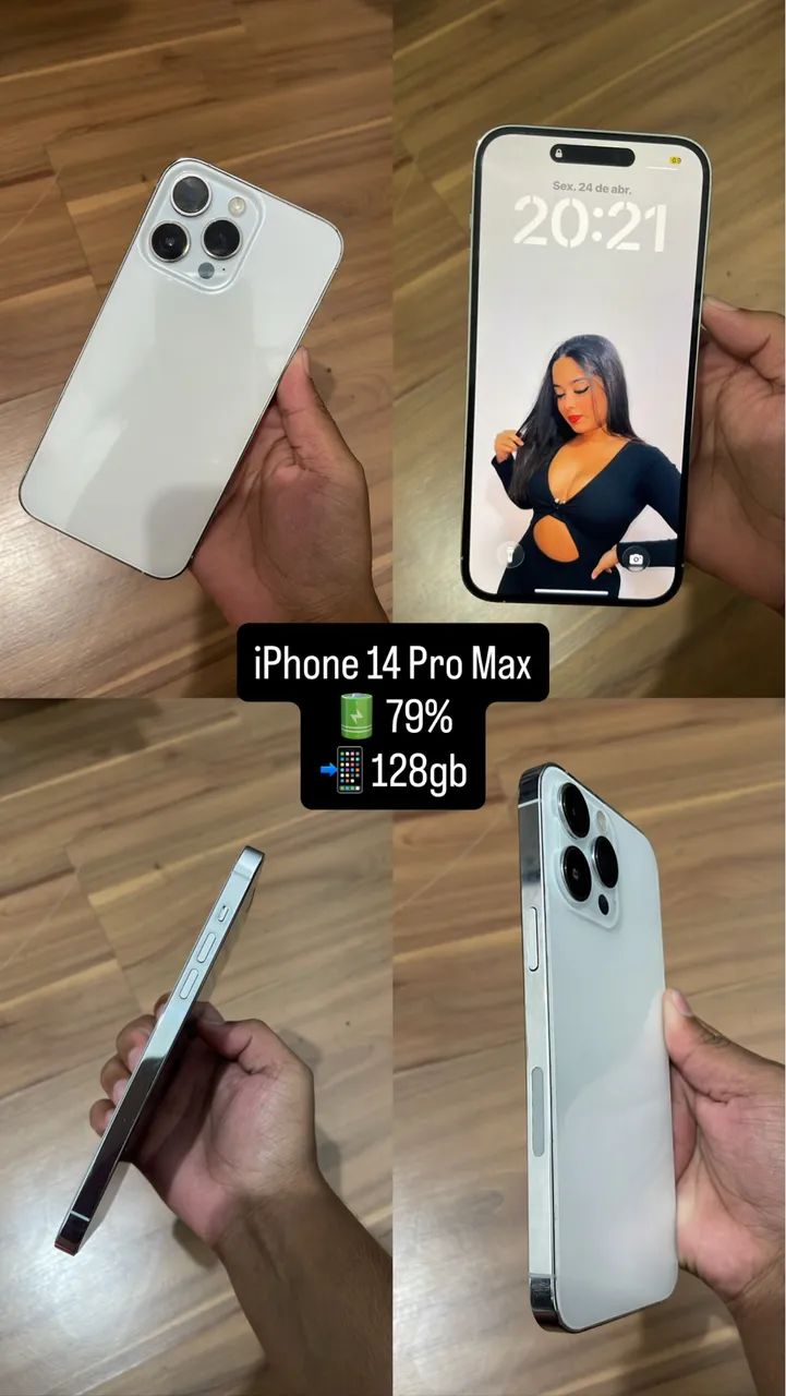 iPhone 14 Pro Max 128gb Branco - Celulares e Smartphones - Jardim