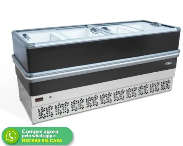Ilha de Congelados Vidro Reto 2m Polar