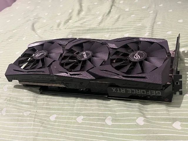 Placa de Vídeo RTX 2060 Asus Rog Strix 6GB 3 Ventoinhas - Foto 2