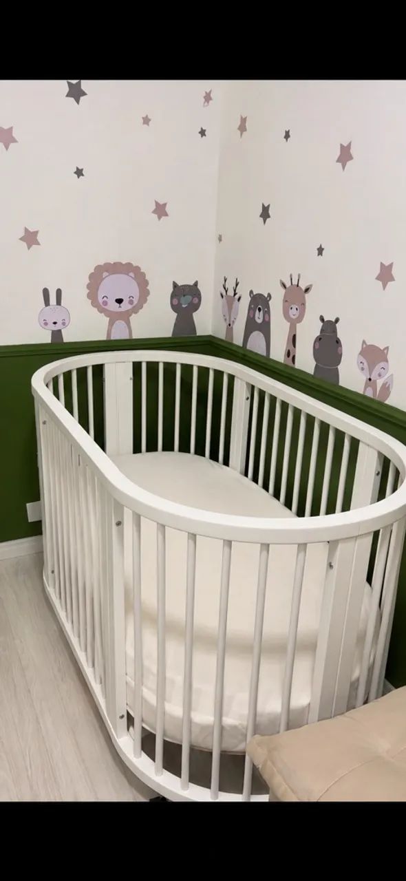Berço oval sleep crescer 